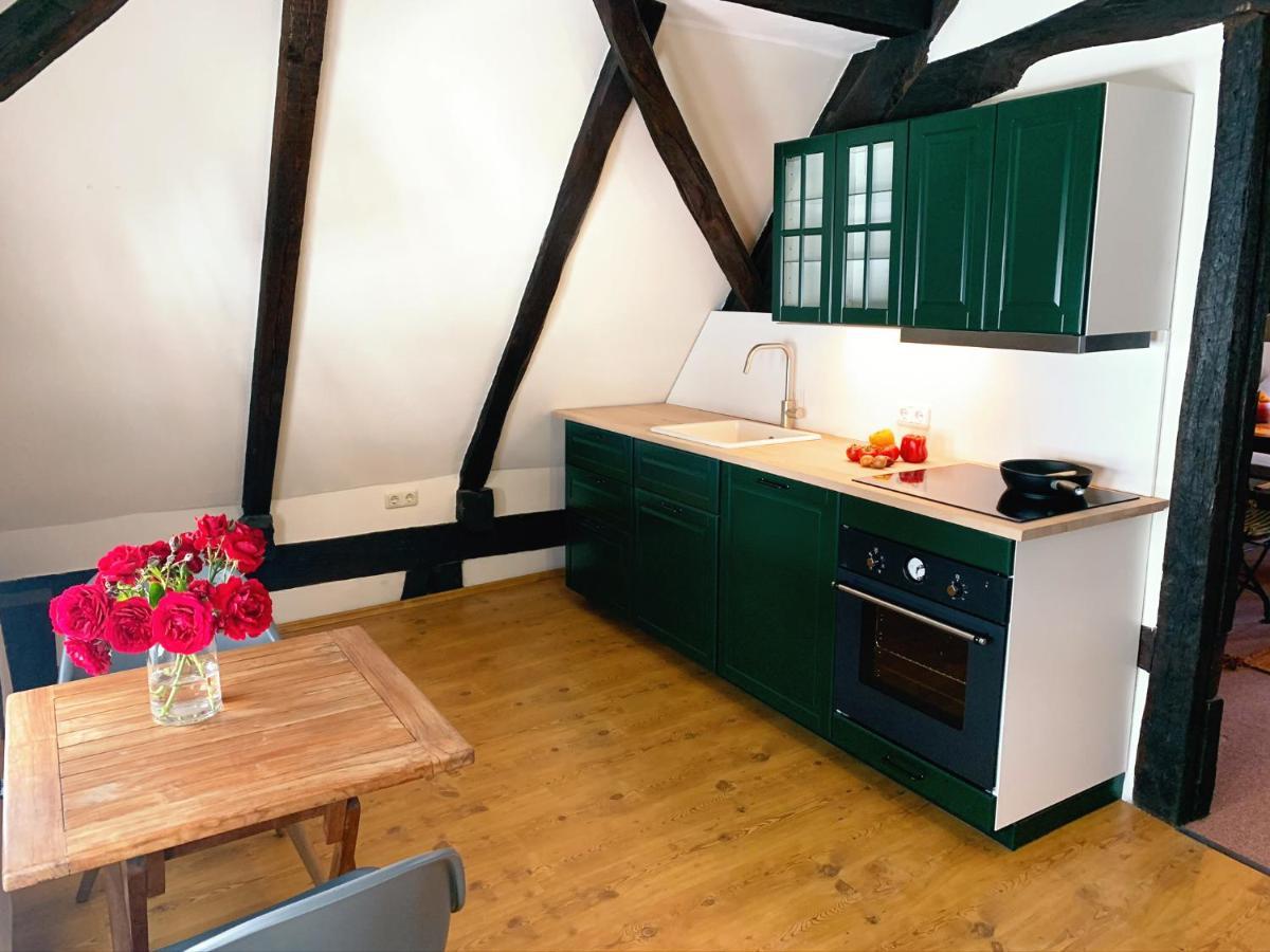 Historische Ferienwohnung Mit Kamin In Lich Exterior photo